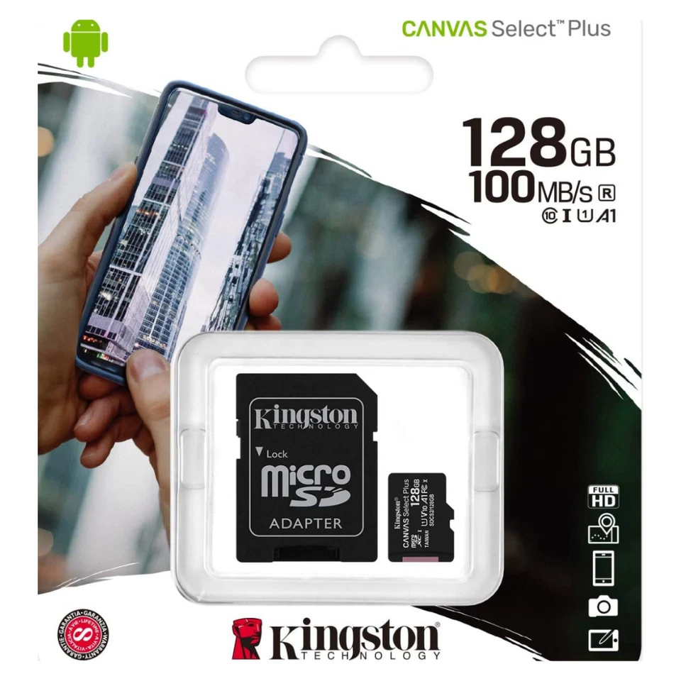 Micro SD Card Memory tf flash Kingston 32GB For EZVIZ Indoor FHD Cam + PIR FHD - Image 4 of 4