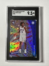 2020-21 Panini Revolution #148 Tyrese Maxey Rookie ASTRO RC SGC 9.5 Mint +