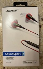 Bose SoundSport SiE2i In-Ear Wired In-ear Headphones for Apple - Power Red New