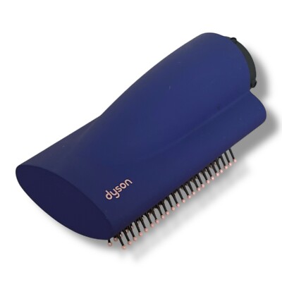 Genuine Dyson Airwrap Styler Soft Smoothing Brush Attachment, Vinca Blue/Black