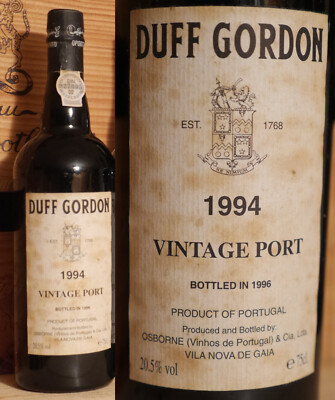 1994er Duff Gordon - Vintage Port - Top Jahrgang !!!!!!!!