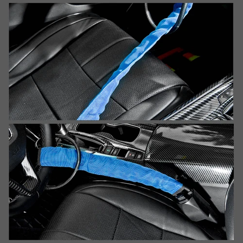 Steering Wheel Lock Car Security Seat Belt Lock Anti-Theft Device with 2 Keys - Picture 10 of 19