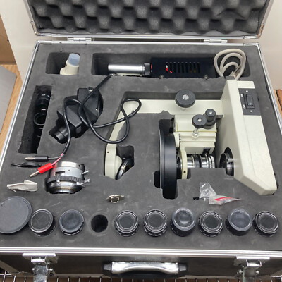 Polarizing Microscope System with Hard Case and NMCEI Light Control