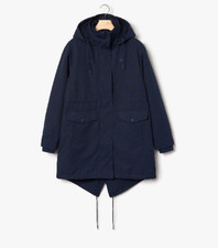Lacoste Women's 3-in-1 Detachable Quilted Jacket & Hooded Cotton Parka Nwt $550