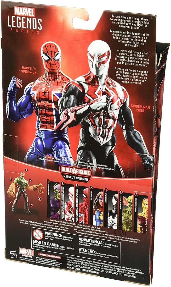 LEGENDS SERIES BUILD-A-FIGURE MARVEL'S SANDMAN MULTIVERSE SPIDER