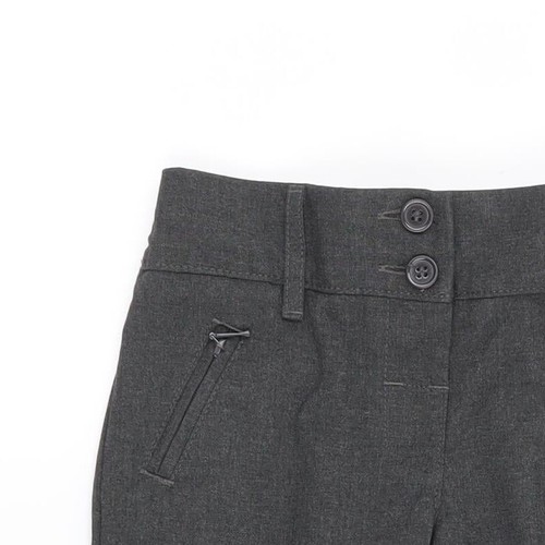 Marks & Spencer Boys Grey Polyester Blend Cropped Trousers Size 5-6 Years - Picture 9 of 12
