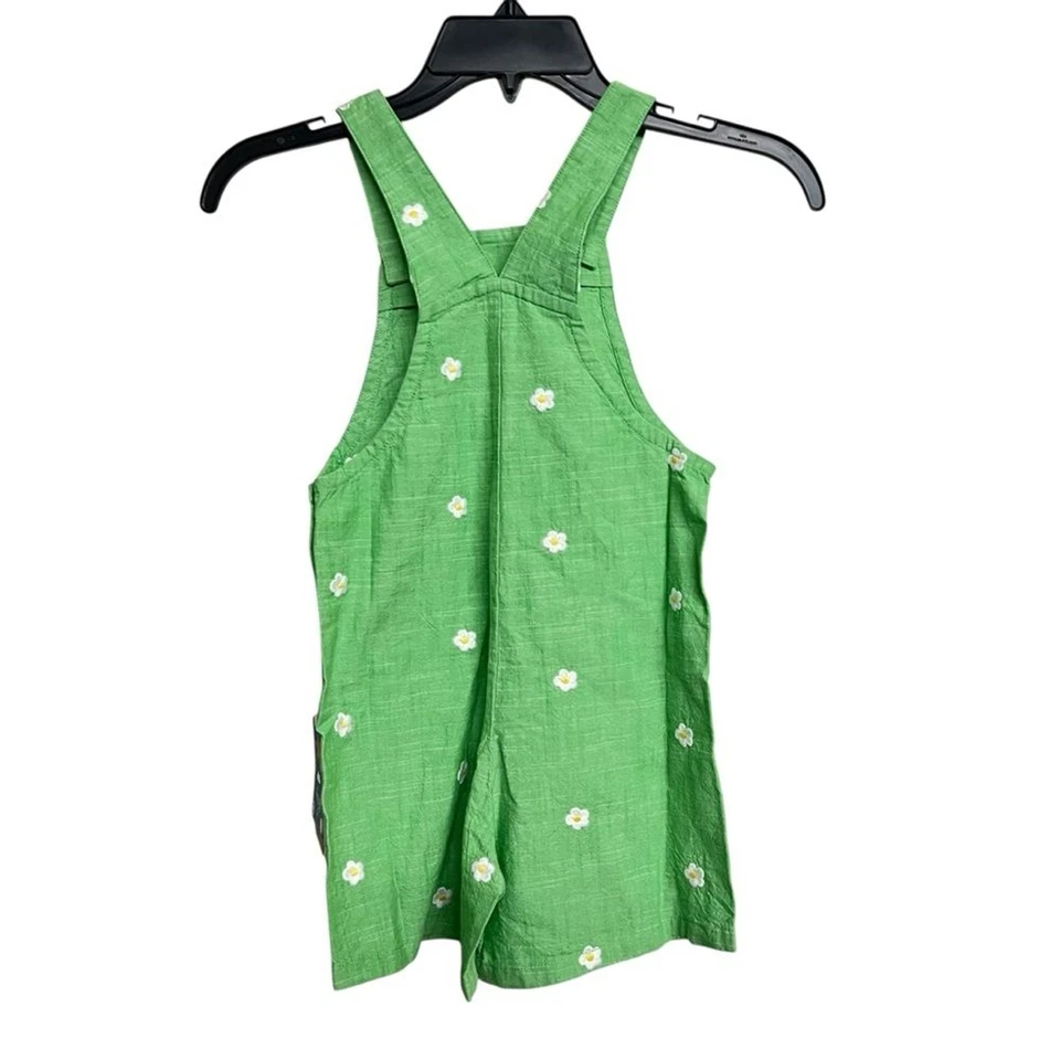 Nuevo Mameluco Orgánico Niñas Frugi Hazel Verde Margarita Pelele Foto 4 de 4