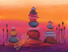 Dragonfly Accent  Decor Tile Debbie McCulley Art Kitchen Bath POV-DM011AT