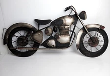Motorcycle Metal Rustic 3D Wall Hanging Art Decor 25" x 12"