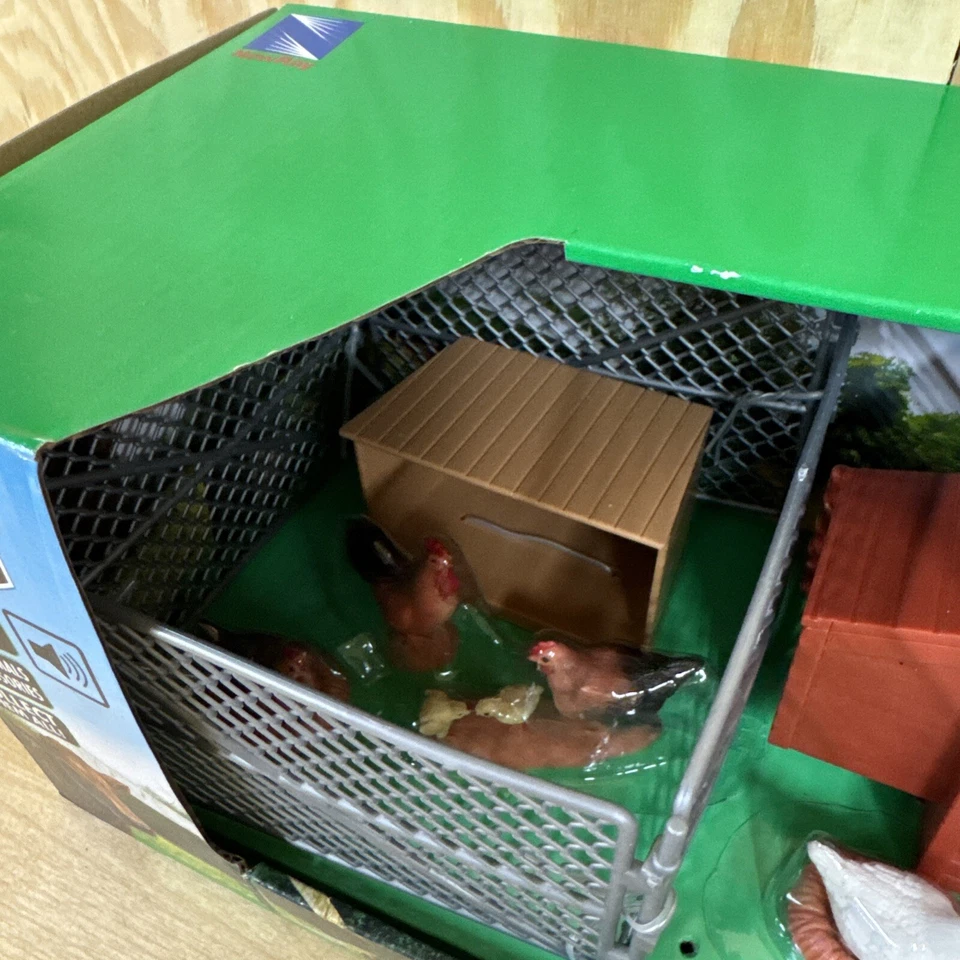 Juego de pollitos grandes NewRay Country Life 21 piezas Foto 2 de 4