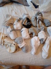 19 Pair Assorted Men Foot Wraps Stockings Size 7-9