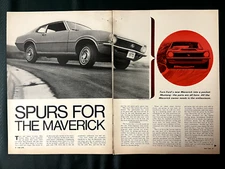 Original 1969 Ford AD: Spurs for the Maverick