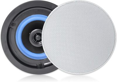 Herdio 4'' Ceiling Speakers 80W Flush Mount Kitchen Theater In Ceiling Speakers