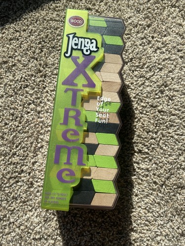 Jenga Extreme Xtreme Parker Brothers Block Stacking Family Game 12 And Up - 第 4/4 張圖片