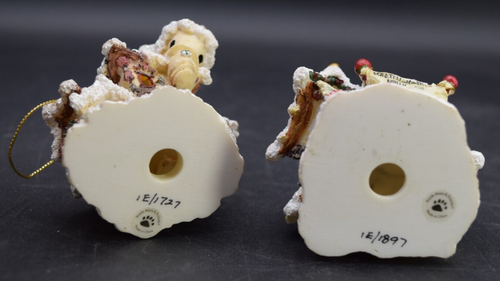 (2) BOYDS BEARS KRINGLE VILLAGE TREE LIGHT COVERS REINDEER DORM & HOSPITAL - Picture 9 of 15