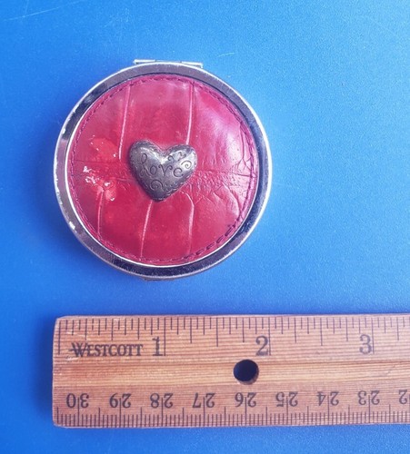 Vintage Silver Tone Brighton Pill Box with Two (2) Compartments - Picture 5 of 6