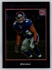 2007 Bowman Chrome Ahmad Bradshaw Rookie New York Giants RC #BC19