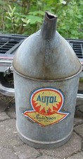alte Kanne von Tankstelle Autol