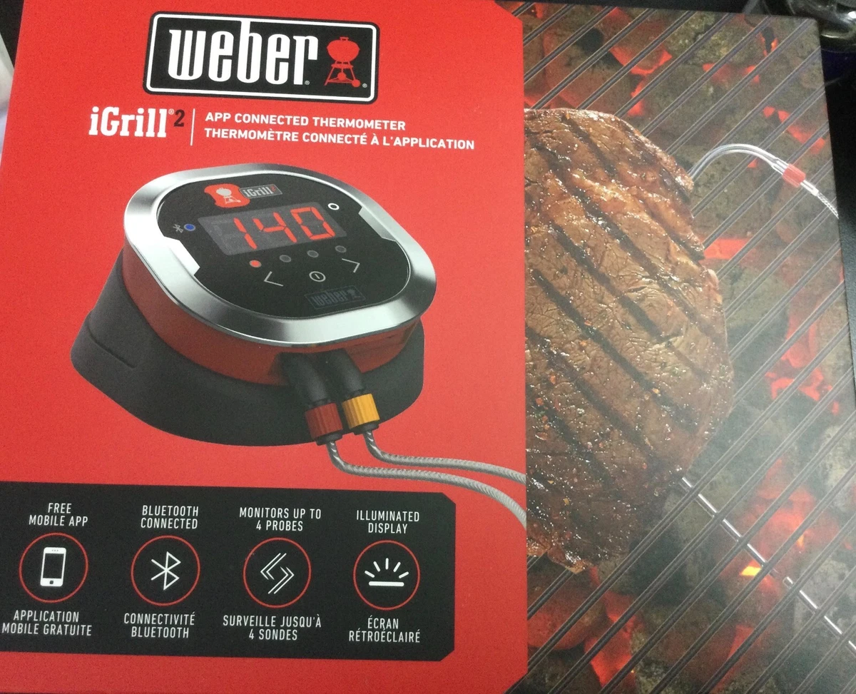 Weber igrill 2 top digital bluetooth thermometer
