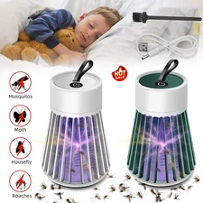 USB Electric Mosquito Killer Lamp Fly Bug Insect Zapper Trap LED Indoor Bedroom