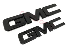 2015-2019 GMC Sierra 1500 2500HD 3500HD Front Grille Tailgate Rear Emblem 2pcs