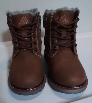 Kids Snow Boots Water Resistant Warm Inside Boys Girls Hiking Boots Cold Weather