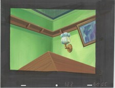 Back to the Future BTTF Production Animation Background Universal 1991-92 8-855