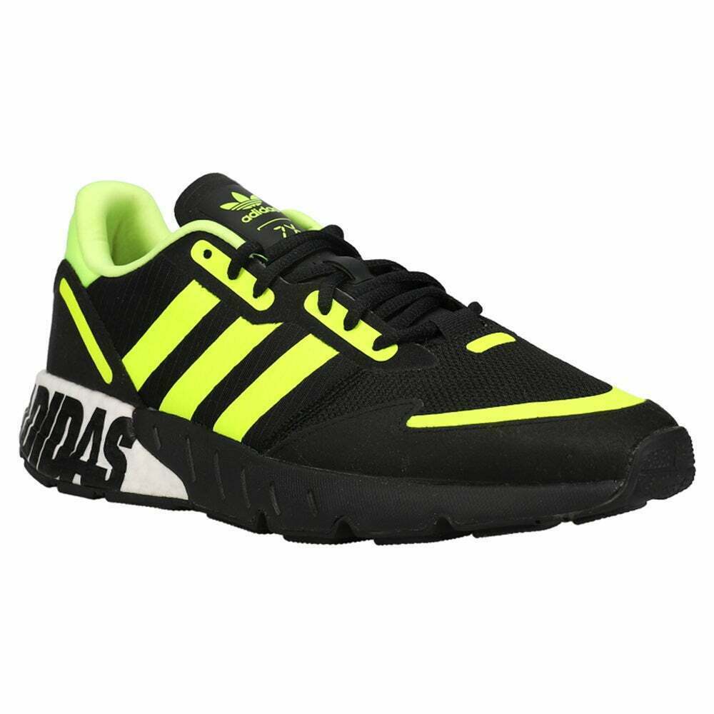 ADIDAS ZX 1K BOOST SNEAKERS TRAINERS SPORTS MEN SHOES BLACK/YELLOW