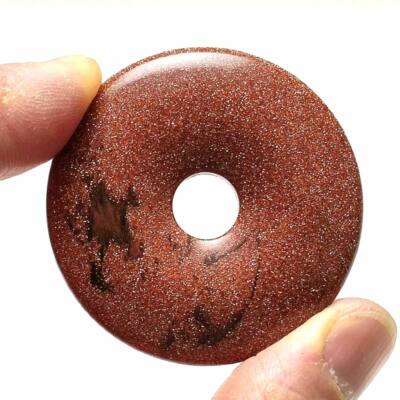 32g / 50mm Brown gold stone ring Handmade Stone Carving for gift 005