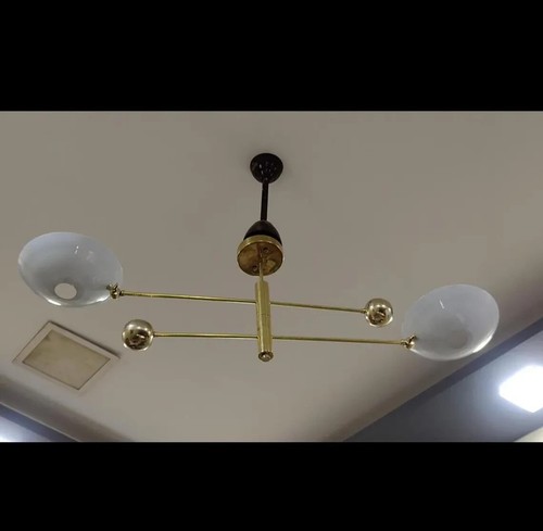 2 Pendelleuchten | Mid Century Unterputz Leuchte Sputnik Kronleuchter Deckenl...