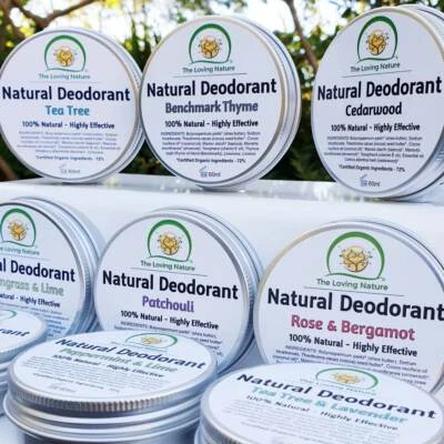 Premium Natural Deodorant Cream Men & Women - Effective Aluminium Free, Vegan UK