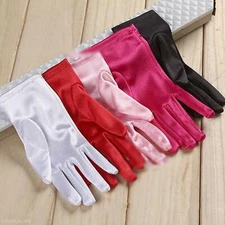 Bridal Dressing Prom Short Gloves Finger Wedding Party Dress Costume Accessories