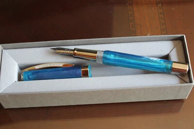 VISCONTI OPERA FOUNTAIN PEN DEMO BLUE (2) - Image 1 of 4