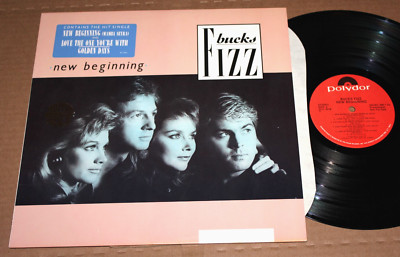 BUCKS FIZZ - New Beginning  (Original 1986 U.S. Promo LP)  NM Vinyl