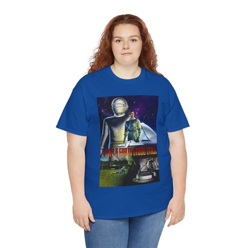 Camiseta The Day The Earth Stood Still (1951) Gort Klaatu Alien Nave Espacial de Ciencia Fi - Imagen 30 de 37