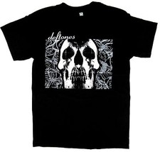 DEFTONES T-shirt Rock Music Nu Metal Skull Tee Adult Men's Black New