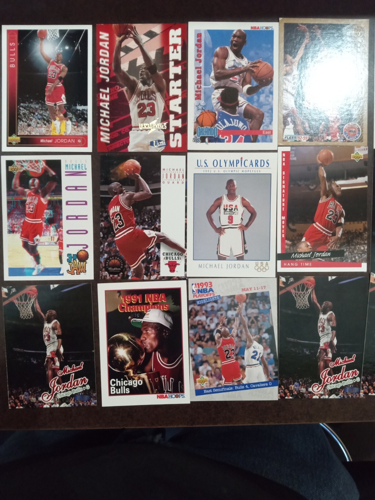Lot of 21 Michael Jordan Basketball Cards Chicago Bulls Fleer Upper
