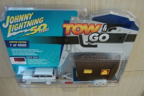 2019 Johnny WHITE LIGHTNING 1981 JEEP WAGONEER w/Tiny House Tow&Go 1 of 80 B R2 - Picture 3 of 4