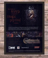 Castlevania Lament Of Innocence Framed PS2 Video Game Art 2003 Vintage Print Ad 
