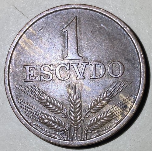 1978 Portugal 1 Escudo World Coin - Picture 2 of 2