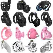 2025 3D Printed Cobra Beehive Cage Male Chastity Device Mini Lock Flat/Arc Rings