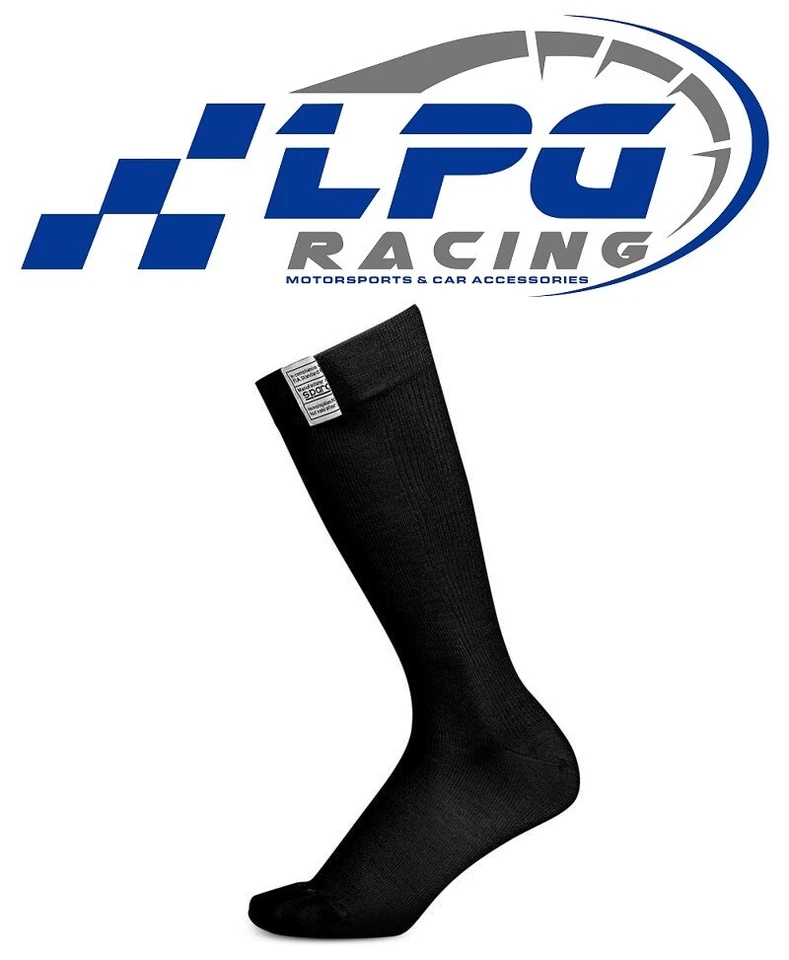 SPARCO 001522NR CALZA LUNGA RW7 DELTA NERA OMOLOGATA FIA 8856-2018 TAGLIA 42-43 - Immagine 2 di 3