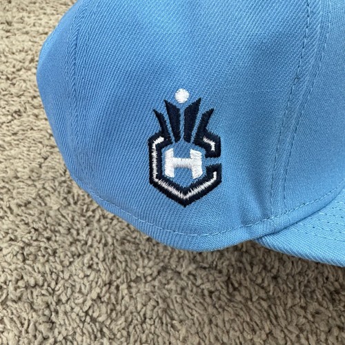 Charlotte Hornets Hat New Era 9FIFTY Snapback Youth Sky Blue Team Logo NBA Cap - Picture 5 of 9