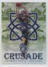2016-17 Panini Excalibur Crusade Camo Anthony Davis #6 6xa