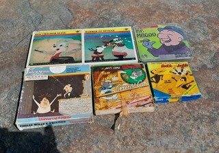 6x Vintage 8 mm Films Kids Job Lot Display Collector Tom Jerry Mr.Magoo Heckle