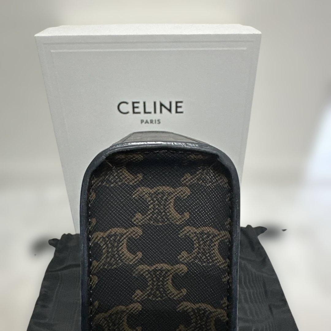 Celine Mini Luggage Bag Trifold Canvas Tan Used image 7