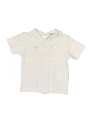 Assorted Brands Girls Ivory Short Sleeve Polo 9