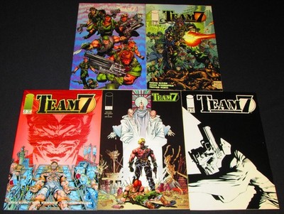 TEAM 7 Issues 1, 1-4 + OBJECTIVE HELL [Image 1994, 1st PRINTING] VF/NM or better