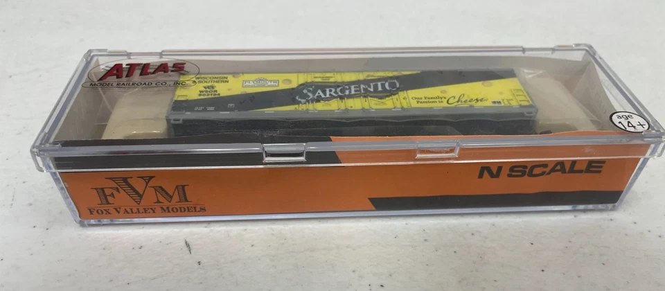 Atlas Fox Valley Models Sargento Cheese N Scale DPD Boxcar Rare Item #FVM 8910 - Image 2 of 4