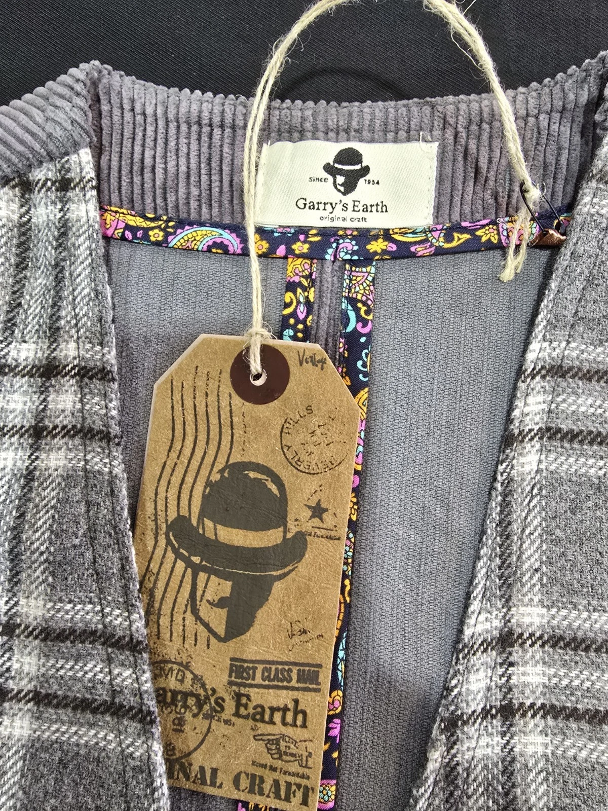 Garry's Earth Vest Handcrafted Made In Italy Size M Cod.15 - product detail image 8